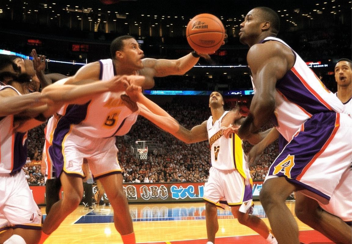 NBA季后赛湖人队大战火箭队：詹姆斯戴维斯领航，湖人内线强攻致胜(图4)